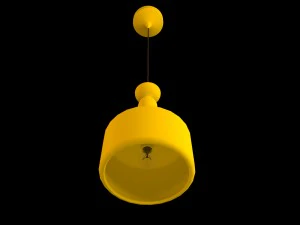 suspended ceiling light melina 3D Model