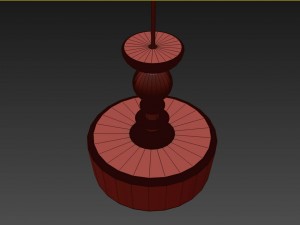 suspended ceiling light melina 3D मॉडल