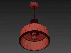 suspended ceiling light melina 3D मॉडल