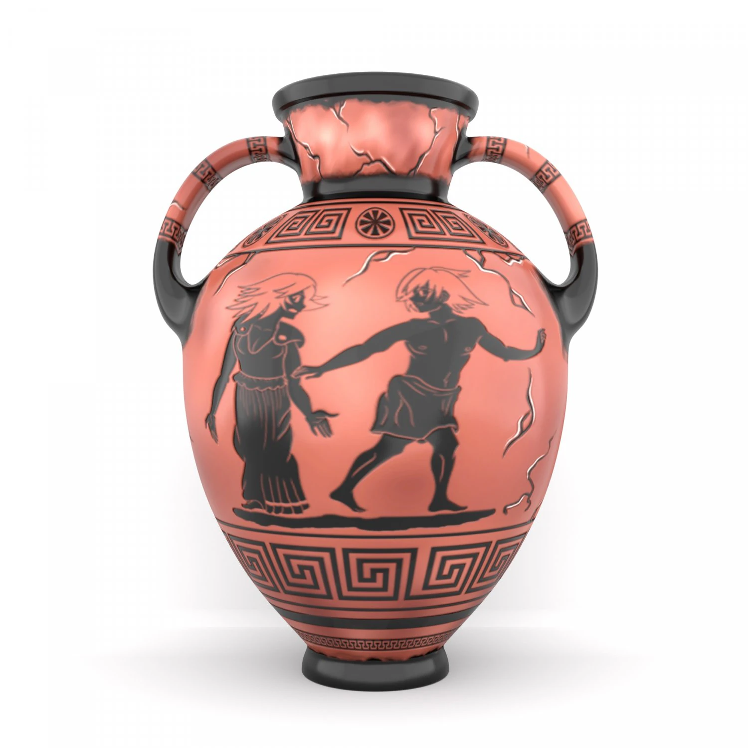 amphora-001 3D Model .c4d .max .obj .3ds .fbx .stl .blend 