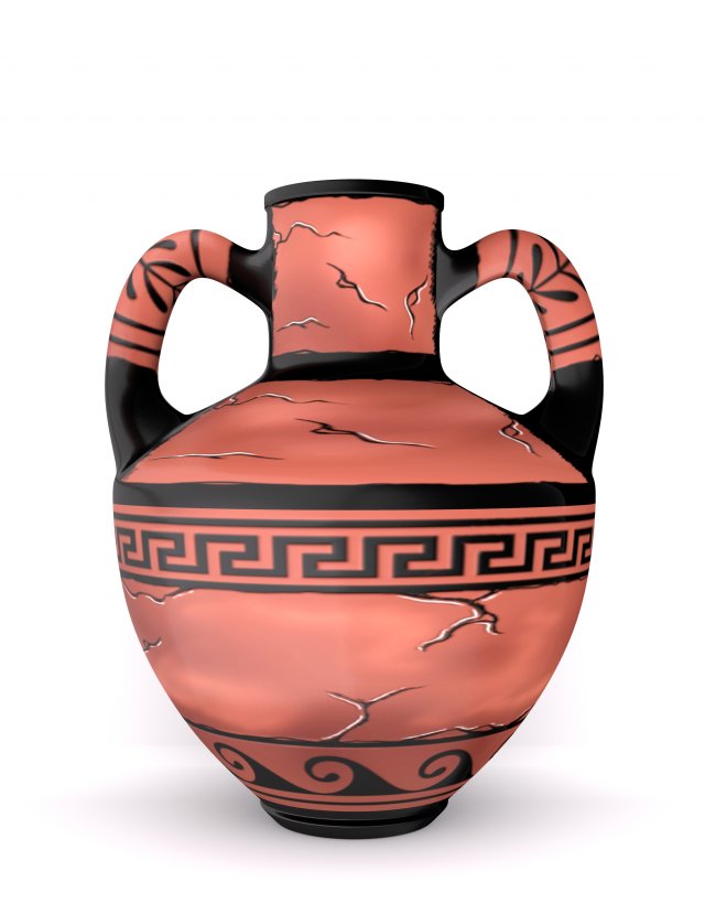 amphora-002 3D Model .c4d .max .obj .3ds .fbx .stl .blend 