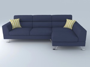 corner sofa 3D-Modell