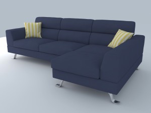 corner sofa 3D-Modell