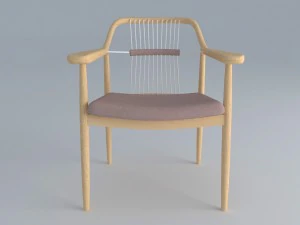 silla japonesa Modelo 3D