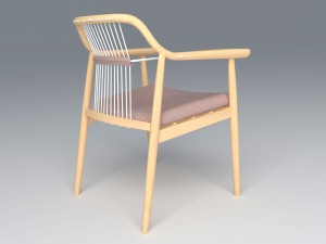 japanese chair 3D 모델