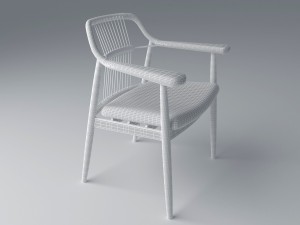 japanese chair 3D 모델