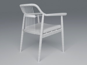 japanese chair 3D 모델