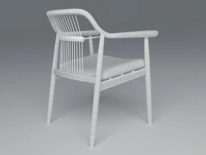 silla japonesa Modelo 3D