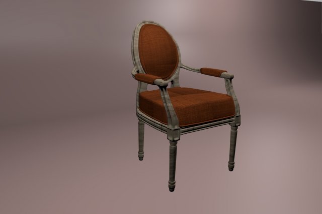 chair 3D Model .c4d .max .obj .3ds .fbx .stl .blend 