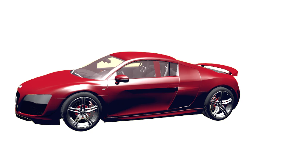 audi r8 3D Model .c4d .max .obj .3ds .fbx .stl .blend 