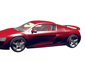 audi r8 3D 모델