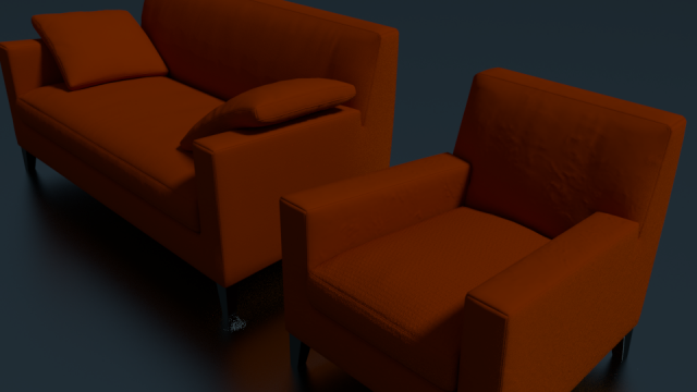 sofa Modelo 3D .c4d .max .obj .3ds .fbx .stl .blend 