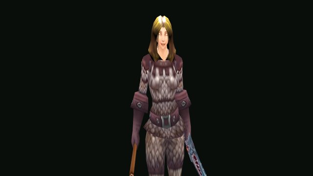 woman world of warcraft 3D Модель .c4d .max .obj .3ds .fbx .stl .blend 