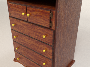 drawer wardrobe 3D Model