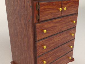 drawer wardrobe Modelo 3D