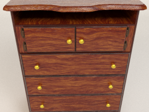 drawer wardrobe Modelo 3D