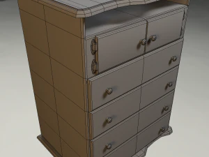 drawer wardrobe 3D Model