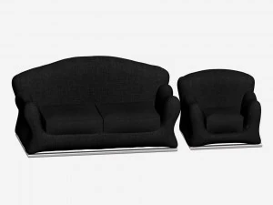 소파 3D 모델