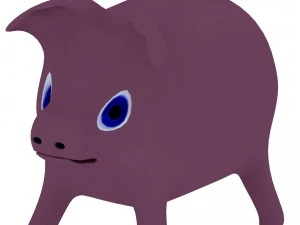 свині боб 3D Модель