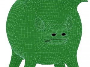 свині боб 3D Модель