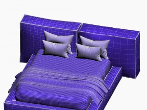 bed 3D Model