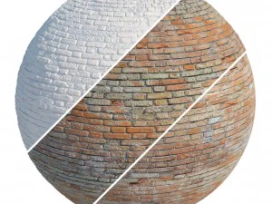 旧砖墙材料 CG 纹理