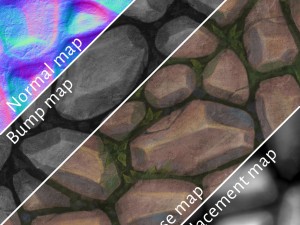 paving stone material CG Textures