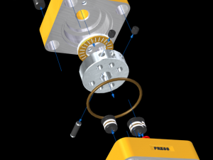 10000 psi high pressure valve 3D मॉडल