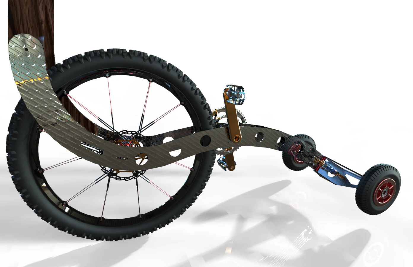 반자전거 3D 모델 .c4d .max .obj .3ds .fbx .stl .blend 