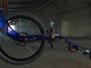 반자전거 3D 모델