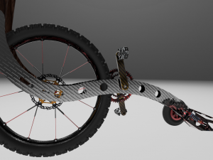 half-bike 3D Model