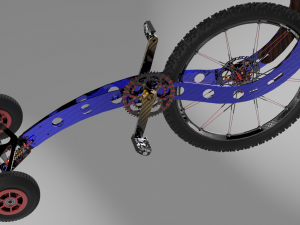 half-bike 3D Model