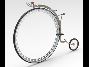 modern old-bike Modelo 3D