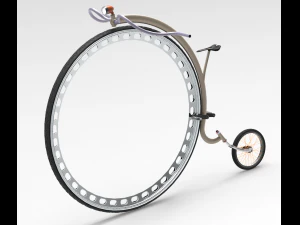 vecchia bici moderna Modello 3D