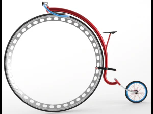 vecchia bici moderna Modello 3D