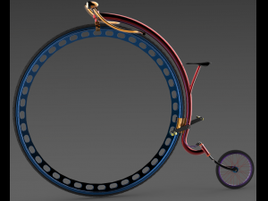 modern old-bike Modelo 3D