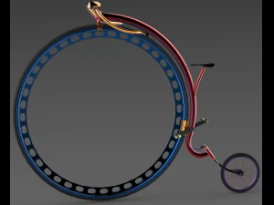 vecchia bici moderna Modello 3D