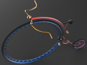 modern old-bike Modelo 3D
