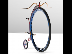 modern old-bike Modelo 3D