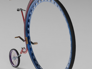 modern old-bike Modelo 3D