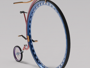 modern old-bike Modelo 3D