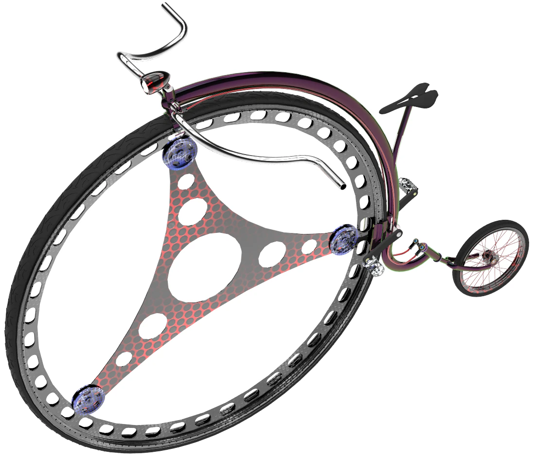 vecchia bici moderna Modello 3D .c4d .max .obj .3ds .fbx .stl .blend 