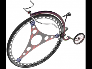 modern old-bike 3D मॉडल