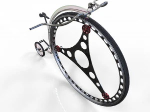 vecchia bici moderna Modello 3D