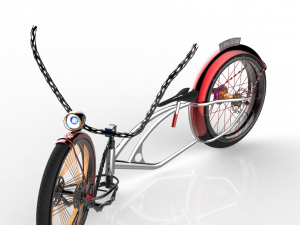 u-bike design low rider bike 3D Model