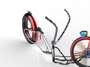 u-bike design low rider bike 3D Model
