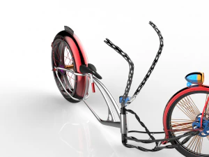 u-bike design low rider bike 3D Model