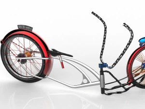 u-bike design low rider bike 3D Model