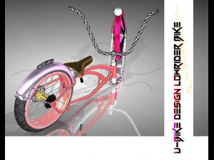 u-bike design low rider bike 3D Model