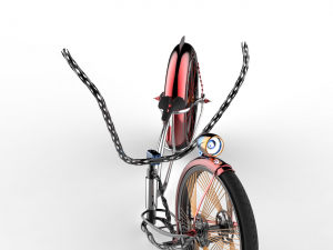 u-bike design low rider bike 3D Model